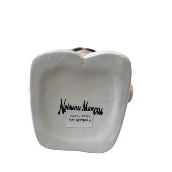 NEW Neiman Marcus Pink Nutcracker Ceramic Sugar & Creamer 2pk Christmas Holiday - Picture 10 of 16